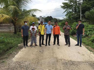 Jalan Sp 1 Pelita Jaya Rampung dan Tepat Waktu