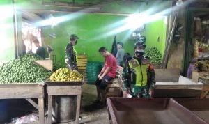 Koramil Cibitung Melakukan PDMPK, Pasar dan Pusat Perbelanjaan