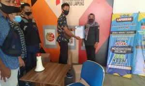 MASPEDE Provinsi Lampung Menyambangi Kantor Sekretariat Bawaslu