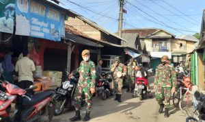 Koramil 07/Kresek Lakukan PDMPK Pastikan Pengguna Jalan Taati Prokes