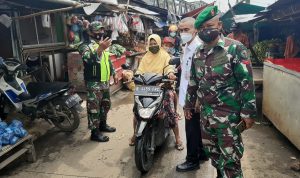 Pasar Bojong di Kunjungi Tim Gugus Tugas Pemburu Covid-19