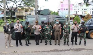 Polresta Tangerang, Kodim Tigaraksa dan Pemkab Gelar Patroli Jelang Malam Misa Natal