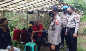 Cegah Penyebaran Covid-19, Polsek Cipocok Jaya Bubarkan Lomba Kicau Burung