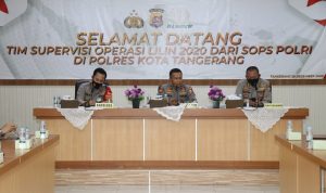 Polresta Tangerang Terima Kunjungan Tim Sops Polri, Supervisi Operasi Lilin Kalimaya