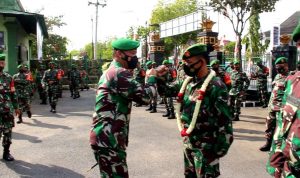 Dandim 0721/Blora Pimpin Upacara Korps Penerimaan Kembali Satgaster BKO