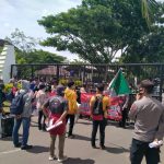 Aksi Unras Kumala, Polres Serang Kota Terjunkan Puluhan Personel