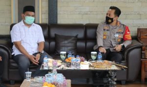 Roadshow Kampanyekan Protokol Kesehatan, Kapolresta Tangerang Sambangi Desa Bojong