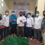 Kesbangpol Kabupaten Bekasi Kunjungan Kerja Kesekretariat J.P.K.P, Serahkan SKT