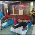 Hari Juang, TNI-Polri Mura Gelar Bhakti Sosial Donor darah