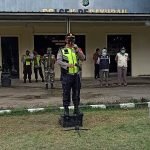 Polsek Pebayuran Gelar Apel Pasukan Pengamanan Malam Tahun Baru