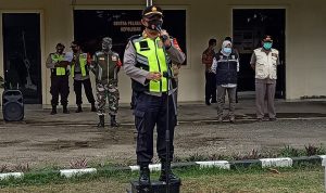 Polsek Pebayuran Gelar Apel Pasukan Pengamanan Malam Tahun Baru