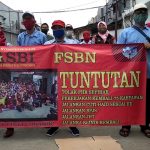 Di PHK Sepihak, Puluhan Buruh PT Cipta Coilindo Unjuk Rasa