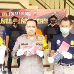 Satresnarkoba Polres Blora Bekuk Pengedar Narkoba Asal Mojokerto