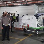 Polda Sulut Kawal dan Amankan Kedatangan 8.760 Dosis Vaksin C-19