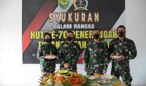 Pendam II/Swj Gelar Syukuran HUT ke-70 Penerangan AD