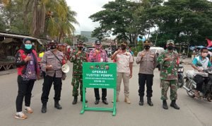 Koramil 11/Pasar Kemis Bersama Tiga Pilar kecamatan Gelar Ops Masker