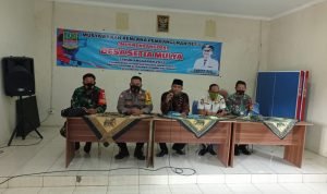 Babinsa Setia Mulya Koramil 02 Tarumajaya Hadir di Musrembang Desa