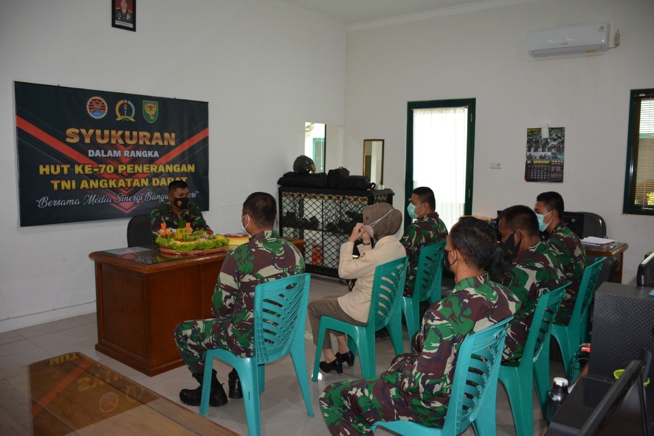 Penrem 044/Gapo Gelar Syukuran HUT ke-70 Penerangan AD 1 IMG 20210115 WA0215