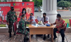 Plh Kasdim 0410/KBL Ikut Vaksinasi Covid-19 Sinovac Tahap Pertama