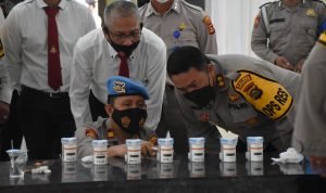 Kapolres Muba Lakukan Tes Urine Mendadak ke Anggota