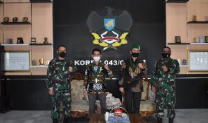 Kasrem 043/Gatam Terima Audensi Pengurus HMI Sumbagsel