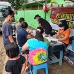 Peduli Korban Banjir, Biddokkes Polda Sulut Gelar Pelayanan Kesehatan Gratis