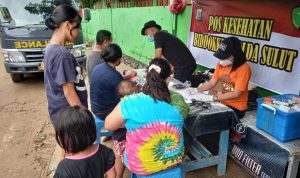 Peduli Korban Banjir, Biddokkes Polda Sulut Gelar Pelayanan Kesehatan Gratis