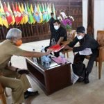 Setelah 5 Hari Berjalan Kaki, Lilik Yuliantoro Bertemu dengan Gubernur Jateng