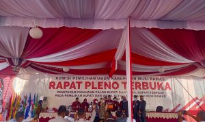 Pleno KPU Mura Penetapan Paslon Pemenang Pilkada Musi Rawas