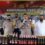 Press Release Polres Mura, Penyitaan Miras Lapo Tuwak Mang Caca