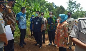 Tempat Relokasi Hunian Tetap Dicek Sekda dan Anggota DPR RI