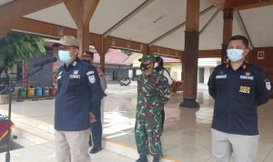 Satgas Covid-19 Majenang Gelar Apel Gabungan dan Semprot Disinfektan