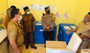 Kapolres Musi Rawas Cek Kesiapan Penampung Vaksin Covid-19