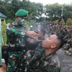96 Prajurit Alugoro Blora Laksanakan Tradisi Warga Baru Masuk Satuan