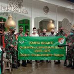 Kesolidan Koramil 01/Tln Melalui “JAWARA”, Bersih-Bersih Rumah Ibadah
