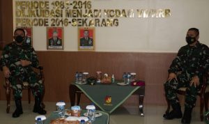 Danlantamal VIII Kunjungan ke Pangdam XIII/MDK dan Kajati Sulut