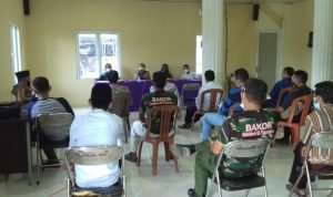 Sekcam Jambe Hadiri Silaturahmi Paska Meninggal Kades Daru