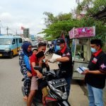 Upaya Mendisiplikan Protokol Kesehatan Masyarakat, Forjumis Bagikan Masker Geratis
