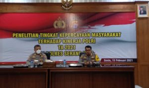 Polres Serang Kota Terima Kunjungan Tim Puslitbang Mabes Polri