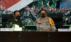 Pangdam II/Sriwijaya Hadiri Rapim TNI-Polri di Mapolda Sumsel
