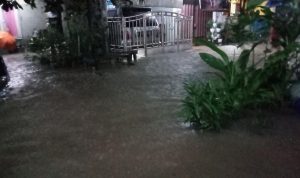 Derasnya Hujan membuat Perumahan Griya Lestari Permai Tangerang Terendam Banjir