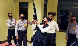 Tingkatkan Kemampuan, Ditpamobvit Polda Sumsel Latihan Bongkar Pasang Senjata Api