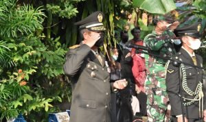 Danrem 044/Gapo Pimpin Upacara Pemakaman Militer Almarhum Serda Farizi