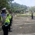 Kapolsek Pabuaran Pimpin Apel Pengamanan Aksi Unras