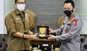 Menparekraf Kunjungi Kapolri, Bahas 5 Destinasi Super Prioritas
