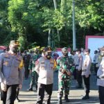 Kapolda Tinjau Lahan Pembangunan Polres Sitaro dan Ingatkan Prokes Covid-19