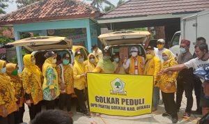 Kader Golkar Secara Kontinyu dan Masif Berikan Bantuan Warga Terdampak Banjir
