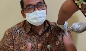 Karyawan dan Karyawati Perumdam Tirta Wijaya Cilacap Divaksin Sinovac