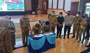 Kabid Diskominfo Yudhi Cahyadi Hadiri Penandatangan MOU Smartcity Prabumulih