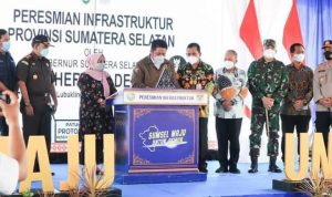 Gubernur Sumsel Resmikan Infrastruktur Jembatan Sungau Kelingi 2